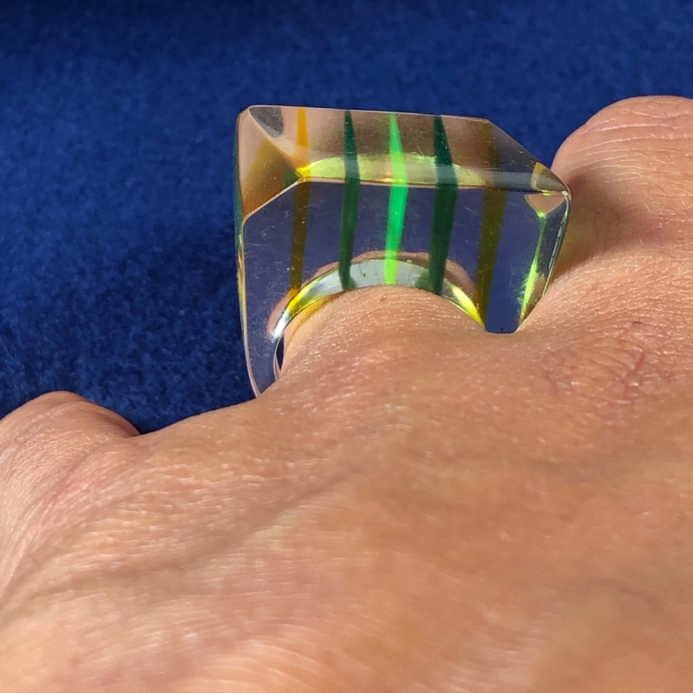 Retro Fakelite ring set - Picture 8 of 8
